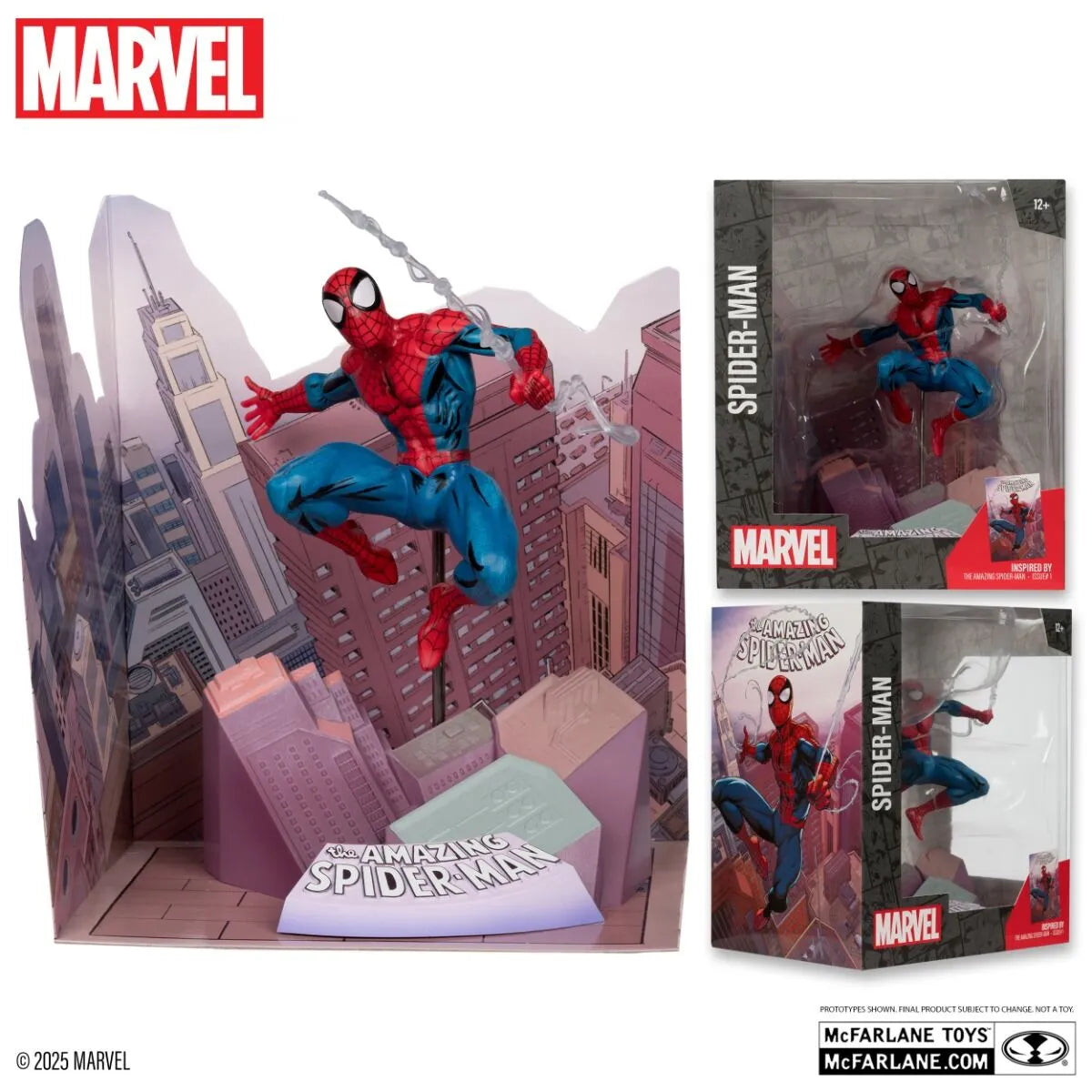 MCF14803 Marvel - Spider-Man "The Amazing Spider-Man #1" 1:10 Scale Posed Figure - McFarlane Toys - Titan Pop Culture