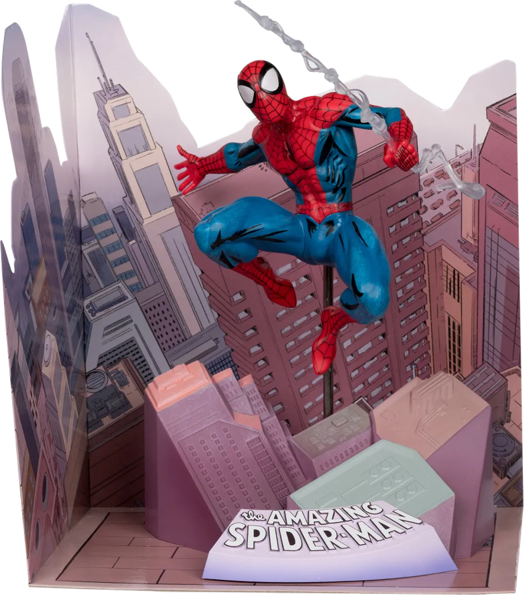 MCF14803 Marvel - Spider-Man "The Amazing Spider-Man #1" 1:10 Scale Posed Figure - McFarlane Toys - Titan Pop Culture