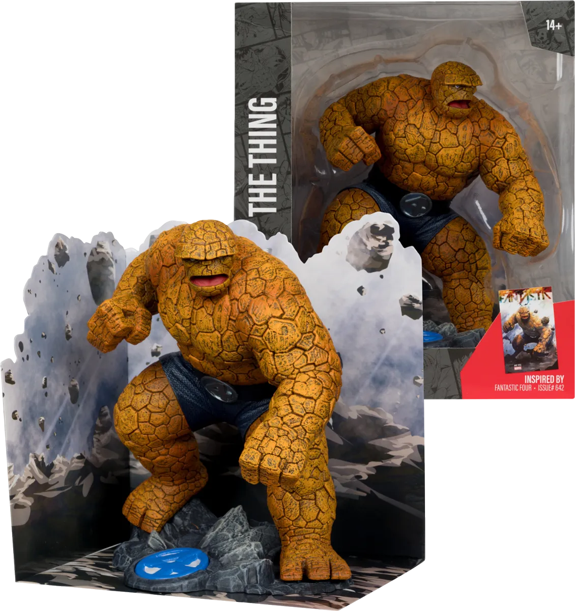 MCF14811 Marvel - The Thing "Fantastic Four #642" 1:10 Scale Posed Figure - McFarlane Toys - Titan Pop Culture