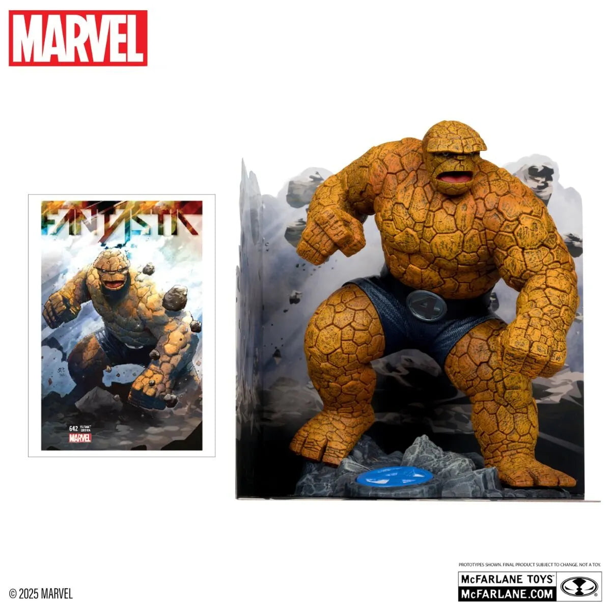 MCF14811 Marvel - The Thing "Fantastic Four #642" 1:10 Scale Posed Figure - McFarlane Toys - Titan Pop Culture