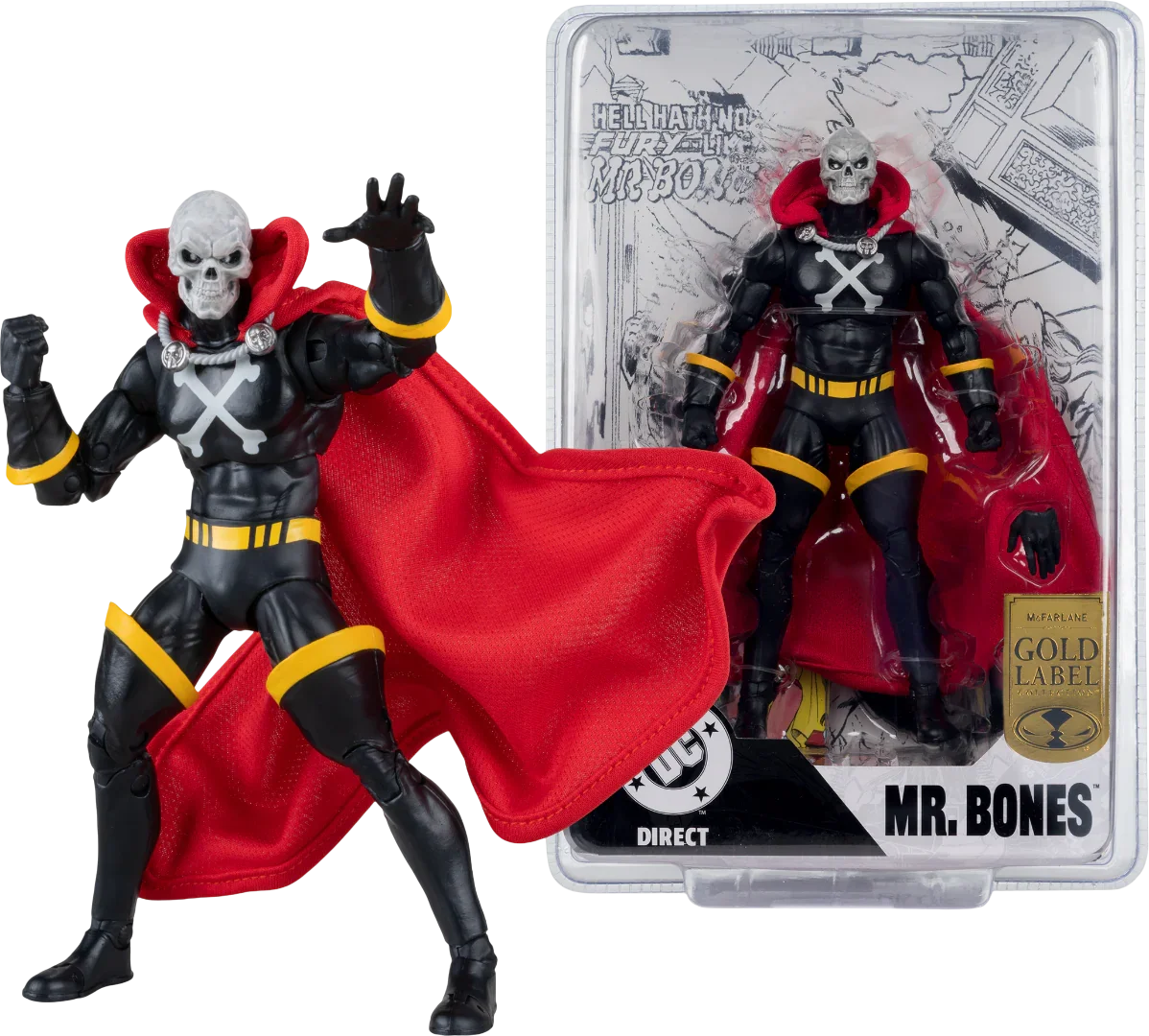 DC - Mr. Bones (Infinity Inc #16) Gold Label 7" Action Figure