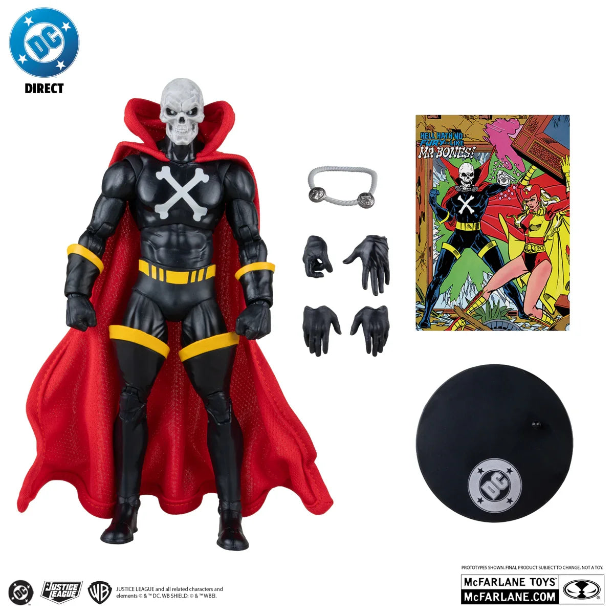 DC - Mr. Bones (Infinity Inc #16) Gold Label 7" Action Figure