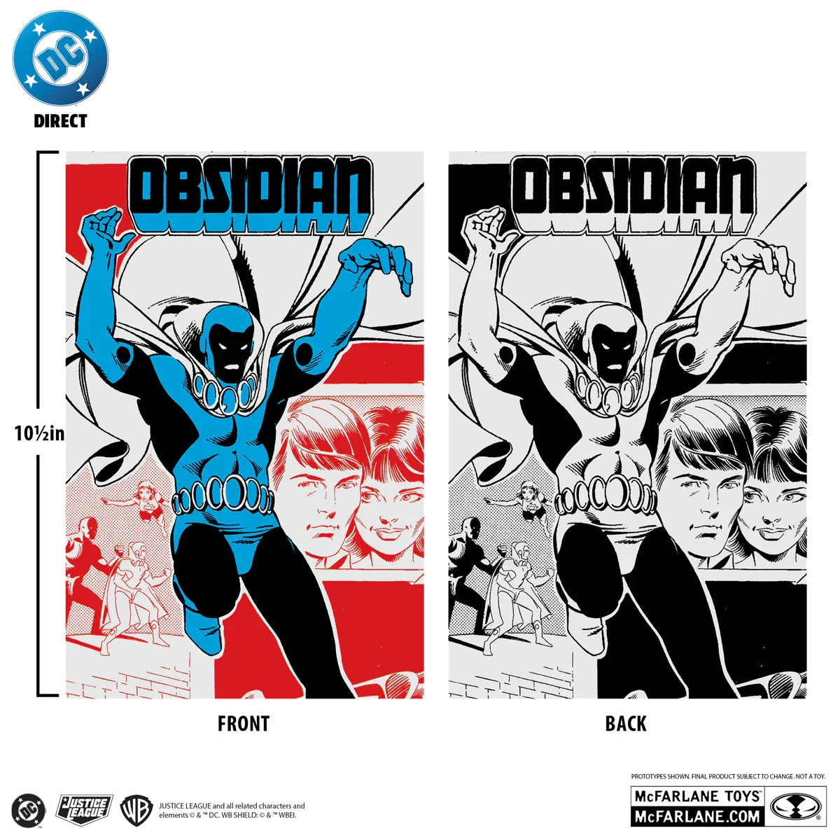 DC Comics - Obsidian (Infinity Inc #16) Gold Label 7" Action Figure