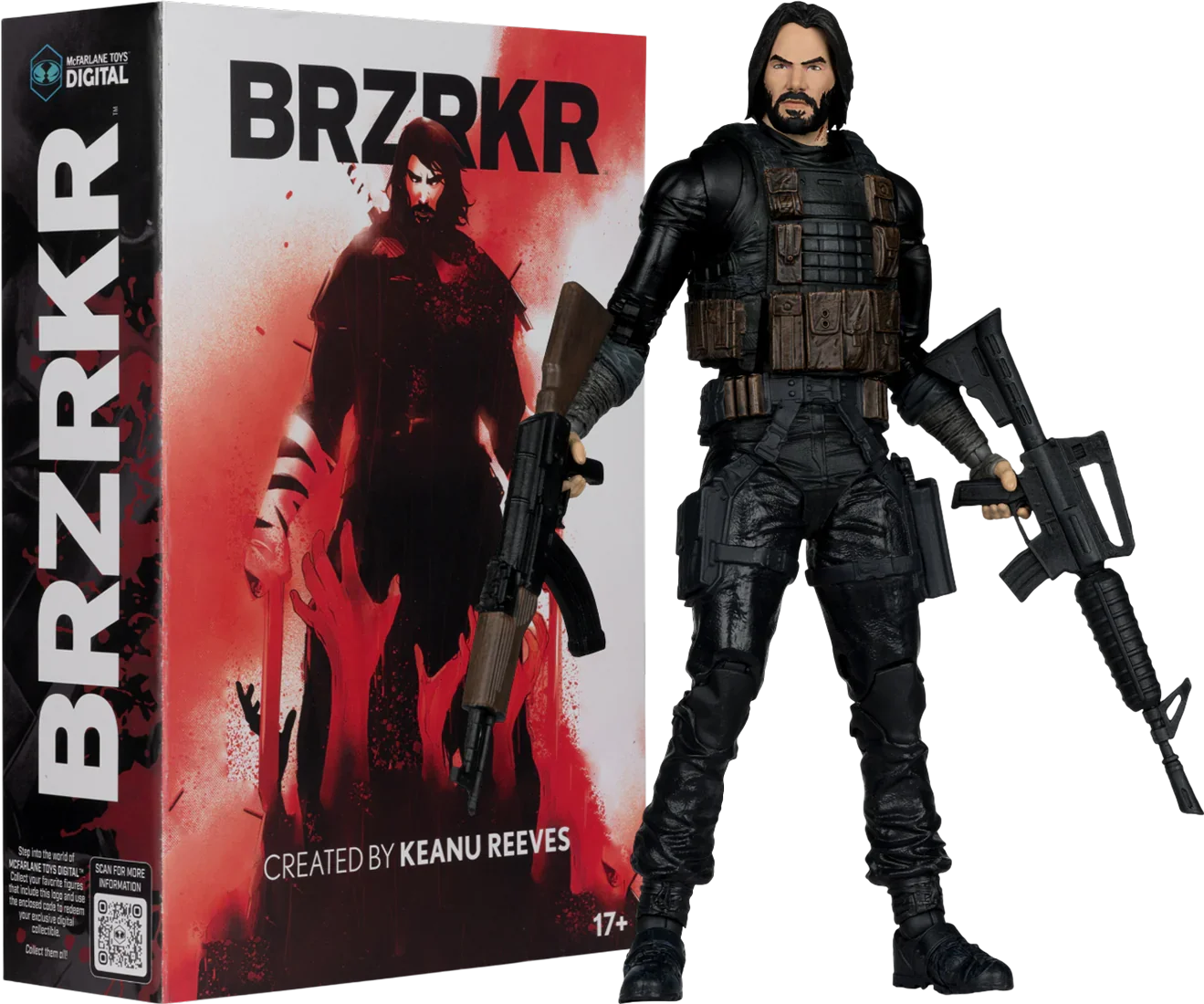 MCF16561 Brzrkr - B (Mcfarlane Digital) 7" Figure - McFarlane Toys - Titan Pop Culture