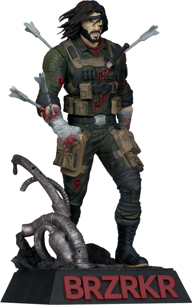 Brzrkr - B Resin Statue