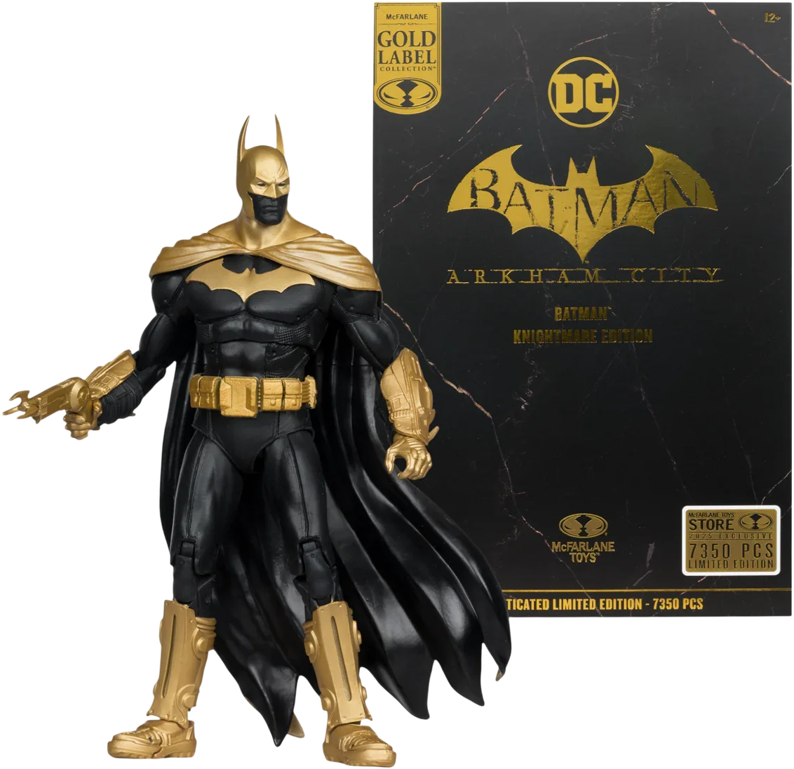 DC Multiverse - Batman (Arkham City)(Knightmare)(Gold Label) 7" Figure