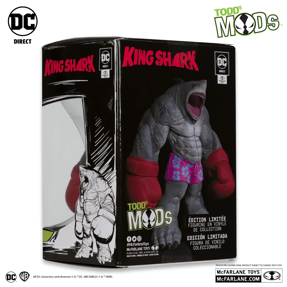 Figura de vinilo coleccionable de King Shark de DC Comics