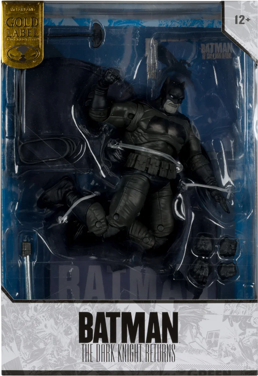 MCF17343 DC Multiverse - Cover Recreations Batman (The Dark Knight Returns) Gold Label 7" Figure - McFarlane Toys - Titan Pop Culture
