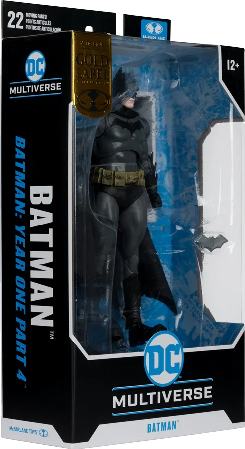 Figura de Batman "Batman: Año Uno" Gold Label de 18 cm de DC Multiverse