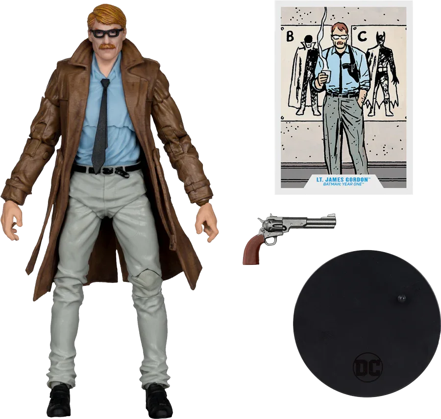 DC Multiverse - Lt. Gordon "Batman: Year One" Gold Label 7" Figure