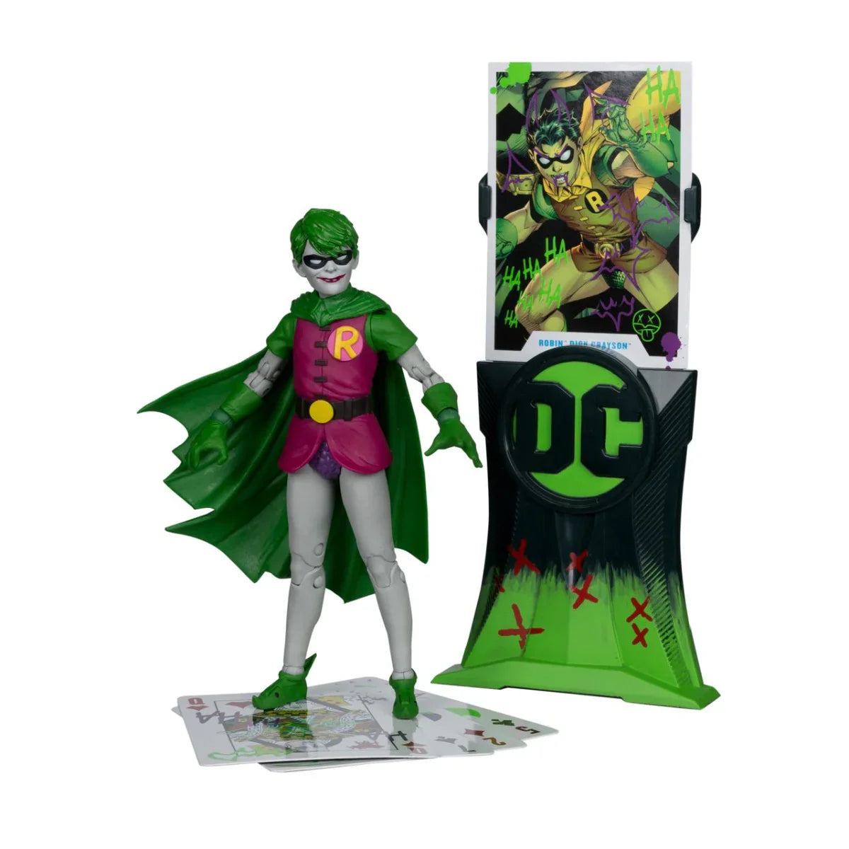 Figura de Robin Jokerized Gold Label de 7" de DC