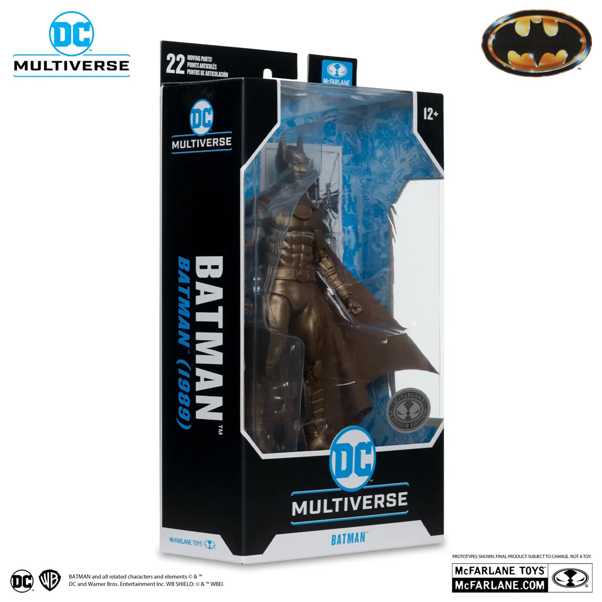 MCF17641 Batman (1989) - DC Multiverse Batman Bronze (Chase Version) 7" Figure - McFarlane Toys - Titan Pop Culture