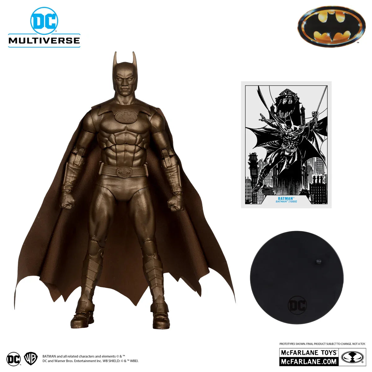 MCF17641 Batman (1989) - DC Multiverse Batman Bronze (Chase Version) 7" Figure - McFarlane Toys - Titan Pop Culture