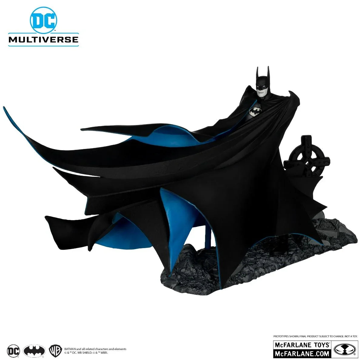MCF17652 DC Multiverse - Batman: Year Two (Black & White Accent) Gold Label Figure - McFarlane Toys - Titan Pop Culture
