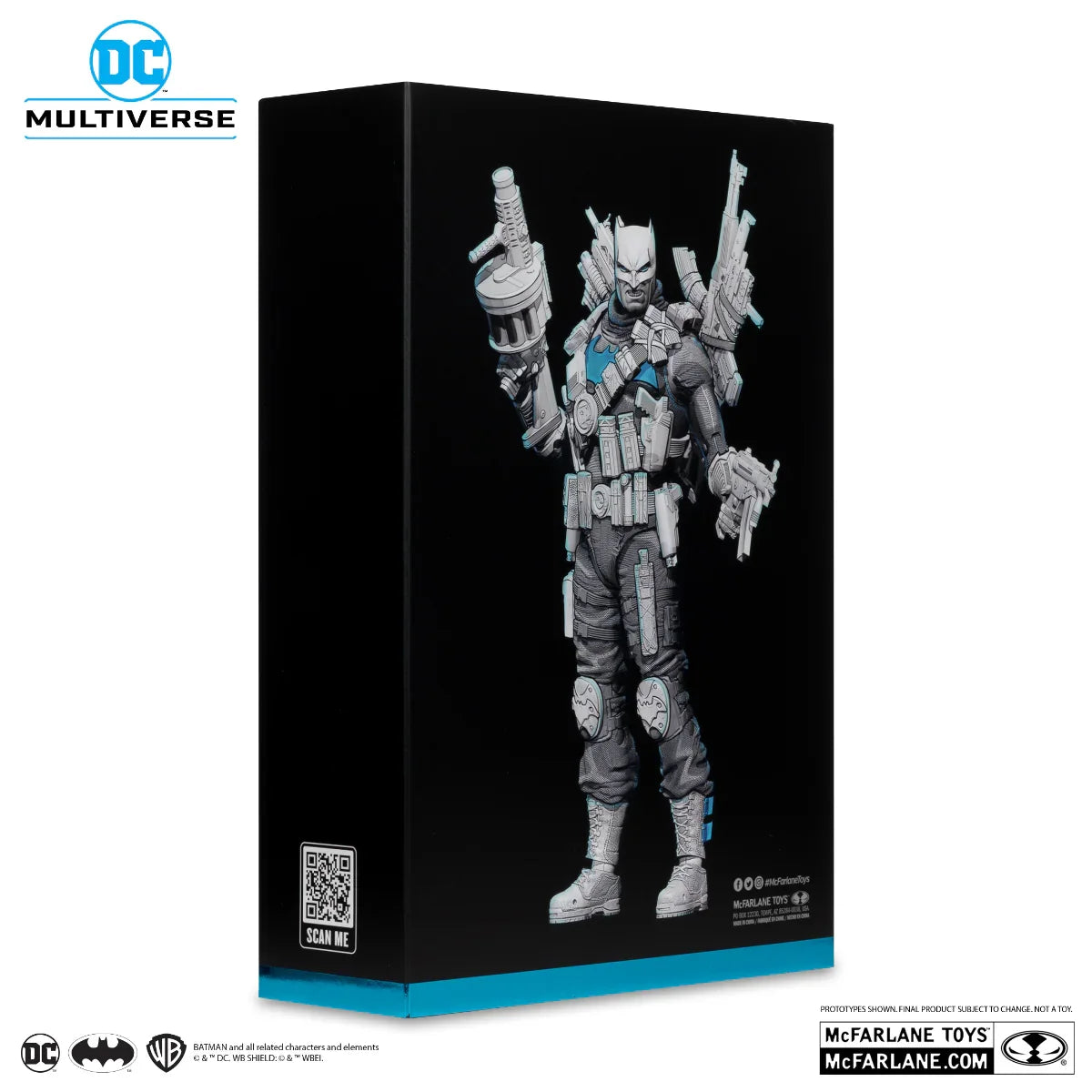 MCF17657 DC Multiverse - The Grim Knight B&W With Accent Gold Label 7" Figure - McFarlane Toys - Titan Pop Culture