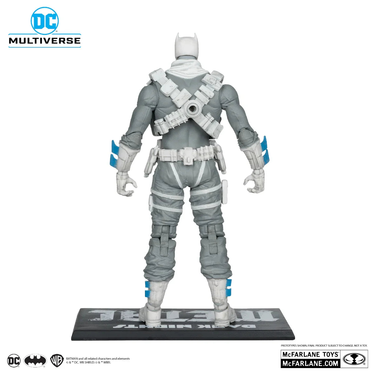 MCF17657 DC Multiverse - The Grim Knight B&W With Accent Gold Label 7" Figure - McFarlane Toys - Titan Pop Culture