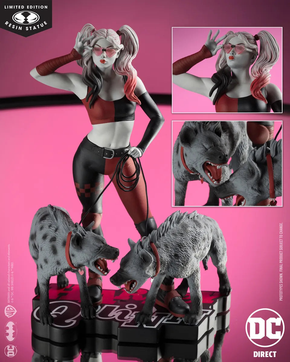 MCF30250 DC Comics - Harley Quinn "Red, White & Black" Resin Statue - McFarlane Toys - Titan Pop Culture