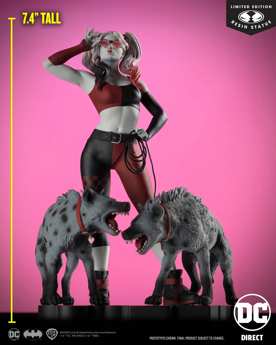 MCF30250 DC Comics - Harley Quinn "Red, White & Black" Resin Statue - McFarlane Toys - Titan Pop Culture
