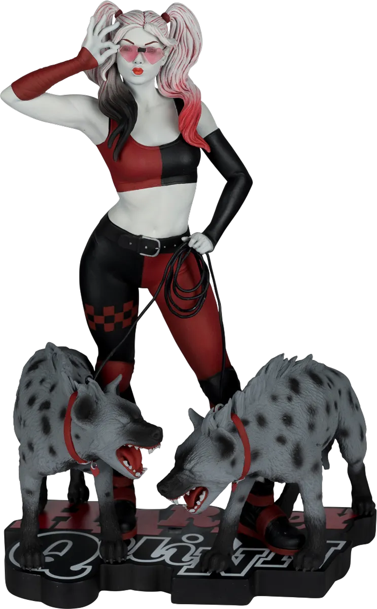 MCF30250 DC Comics - Harley Quinn "Red, White & Black" Resin Statue - McFarlane Toys - Titan Pop Culture