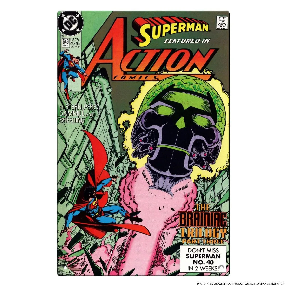 MCF30282 DC Comics - Superman Comic Corner Box 1:10 Scale Resin Wall Art Statue - McFarlane Toys - Titan Pop Culture