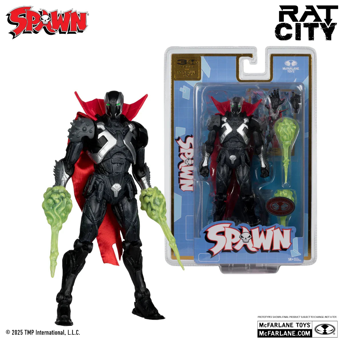 MCF90274 Spawn - The Deviant Version 2 "Rat City" (Mcfarlane Toys 30th Ann) 7" Figure - McFarlane Toys - Titan Pop Culture