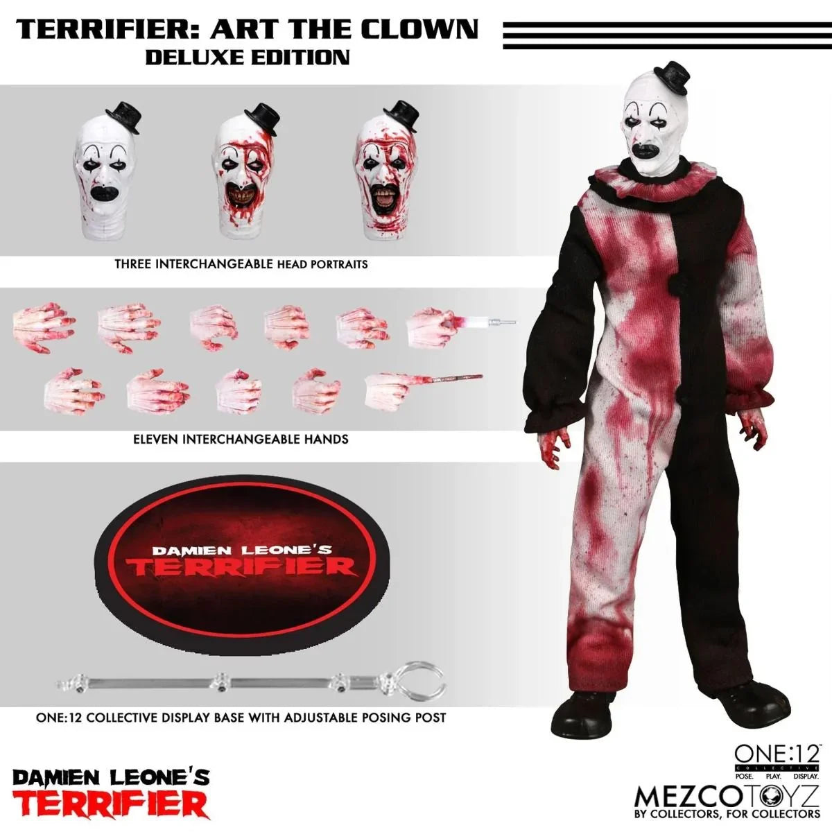 Figura colectiva de lujo de Art the Clown One:12 - Terrifier