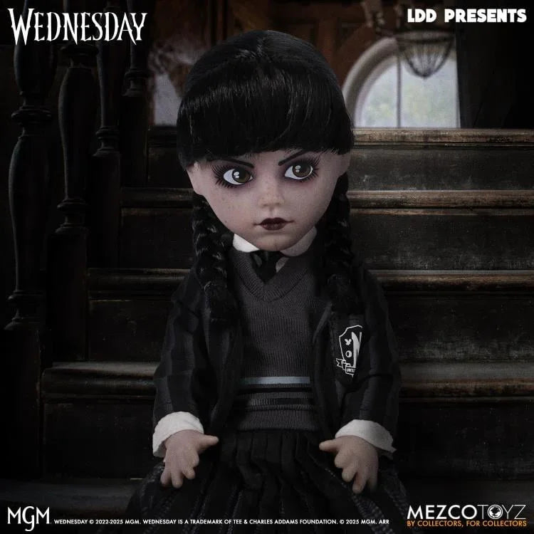 LDD presenta: Muñeca de 25 cm con uniforme de la Academia Nevermore de Wednesday
