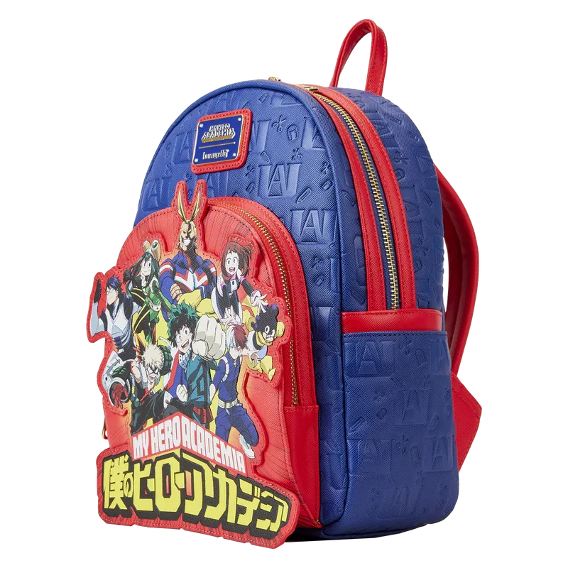 My Hero Academia - Group Debossed Logo Mini Backpack