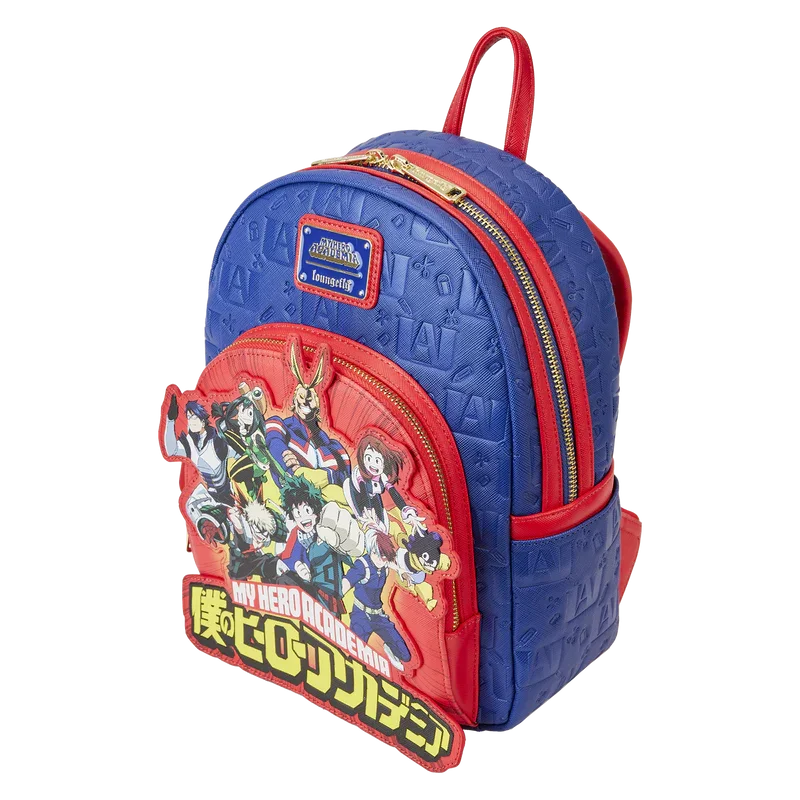 My Hero Academia - Group Debossed Logo Mini Backpack