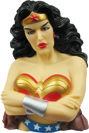 MON44121 DC Comics - Wonder Woman Bust Bank - Monogram International - Titan Pop Culture