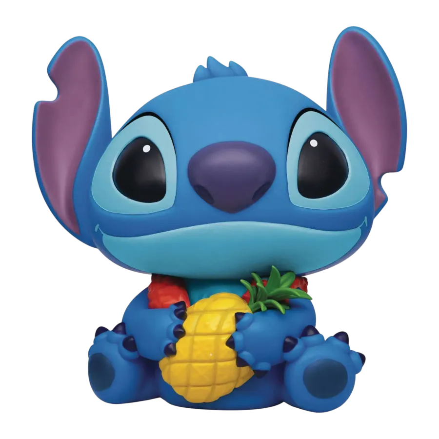 MON83363 Lilo & Stitch - Stitch with Pineapple PVC Figural Bank - Monogram International - Titan Pop Culture