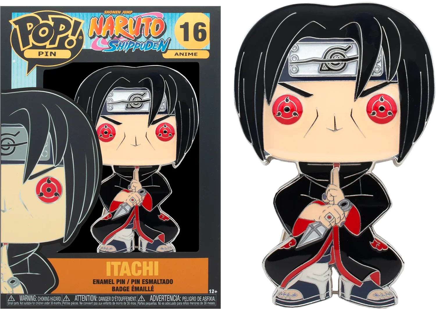 Naruto: Shippuden - Naruto - Itachi 4" Pop! Enamel Pin