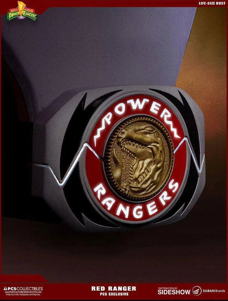 PCSRRANGER02EX Power Rangers - Red Ranger Life Sized Bust PCS Exclusive - Pop Culture Shock Collectables - Titan Pop Culture