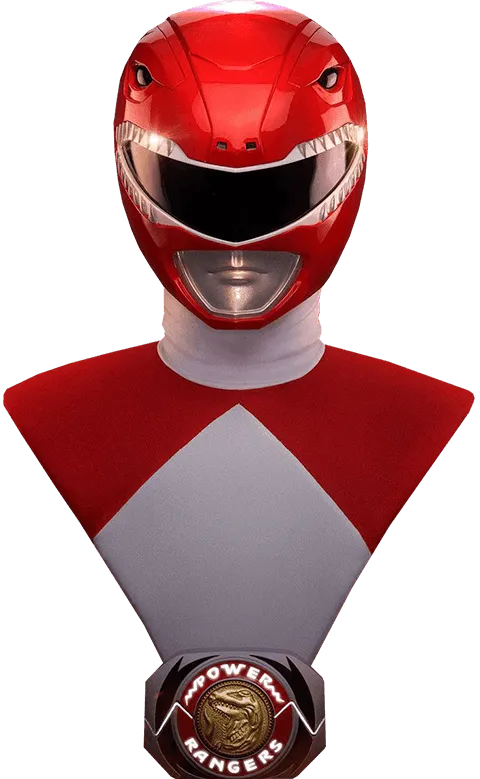 PCSRRANGER02EX Power Rangers - Red Ranger Life Sized Bust PCS Exclusive - Pop Culture Shock Collectables - Titan Pop Culture
