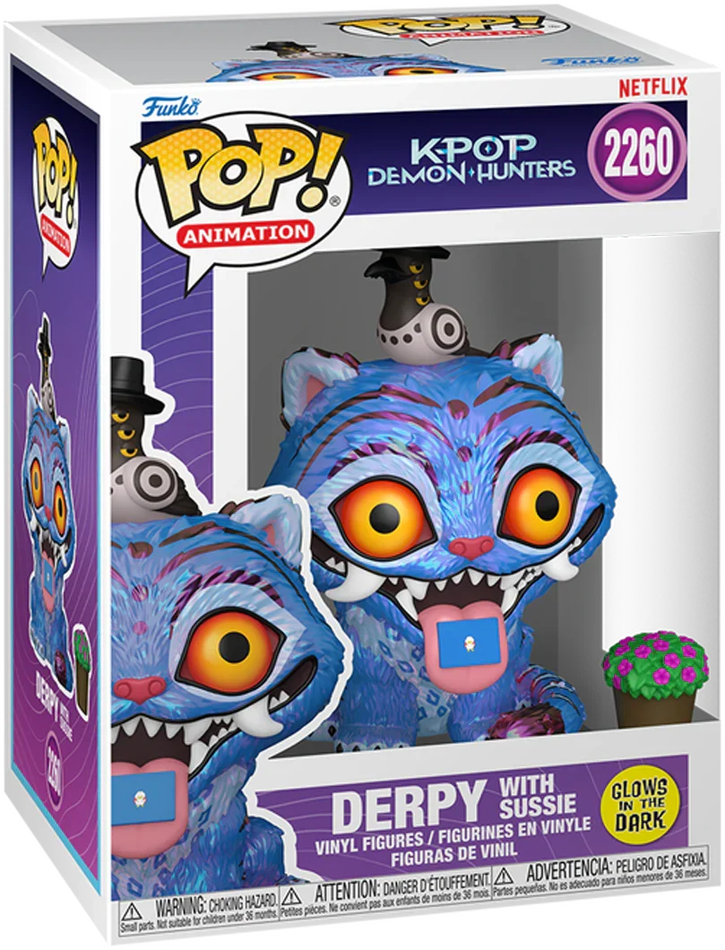 K-Pop Demon Hunters - Derpy with Sussie Glow-in-the-Dark Pop! Vinyl