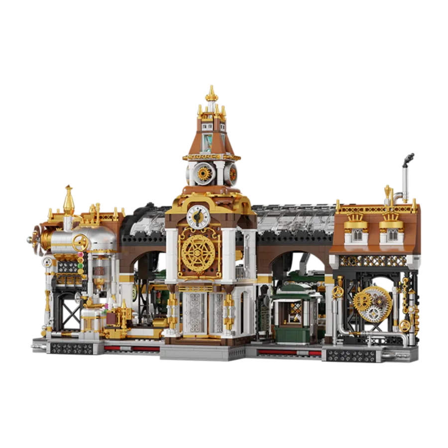 PSY85007 Joyride Series - Steampunk Train Station (2788 Piece Kit) - Pantasy - Titan Pop Culture
