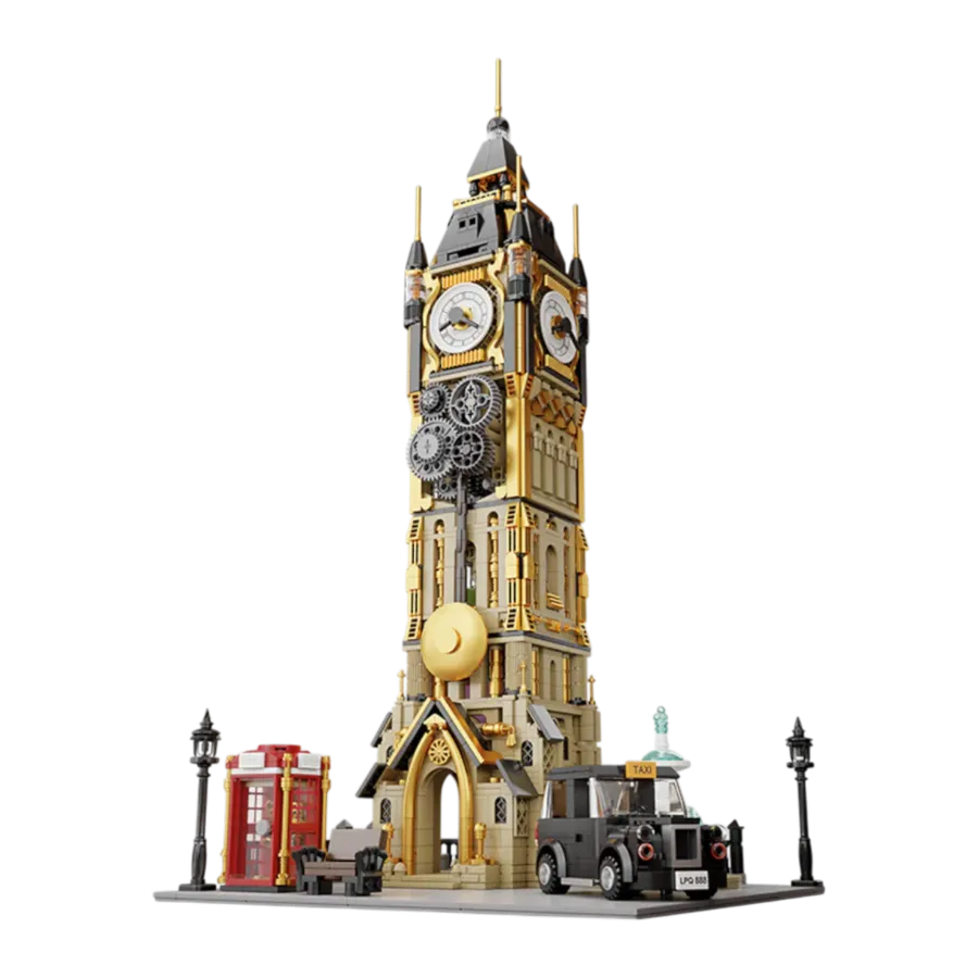 PSY85008 Joyride Series - Steampunk Bell Tower (2424 Piece Kit) - Pantasy - Titan Pop Culture