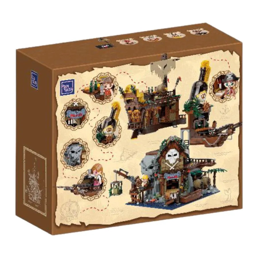PSY85022 Retro Series - The Pirate's Pub Construction Set (2858 Pc) - Pantasy - Titan Pop Culture
