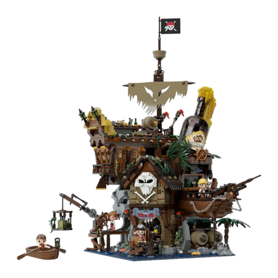 PSY85022 Retro Series - The Pirate's Pub Construction Set (2858 Pc) - Pantasy - Titan Pop Culture