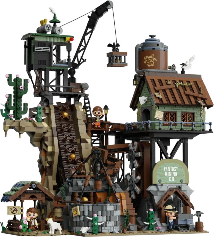 Retro Collection - Western Mine Construction Set (2990 Pieces)