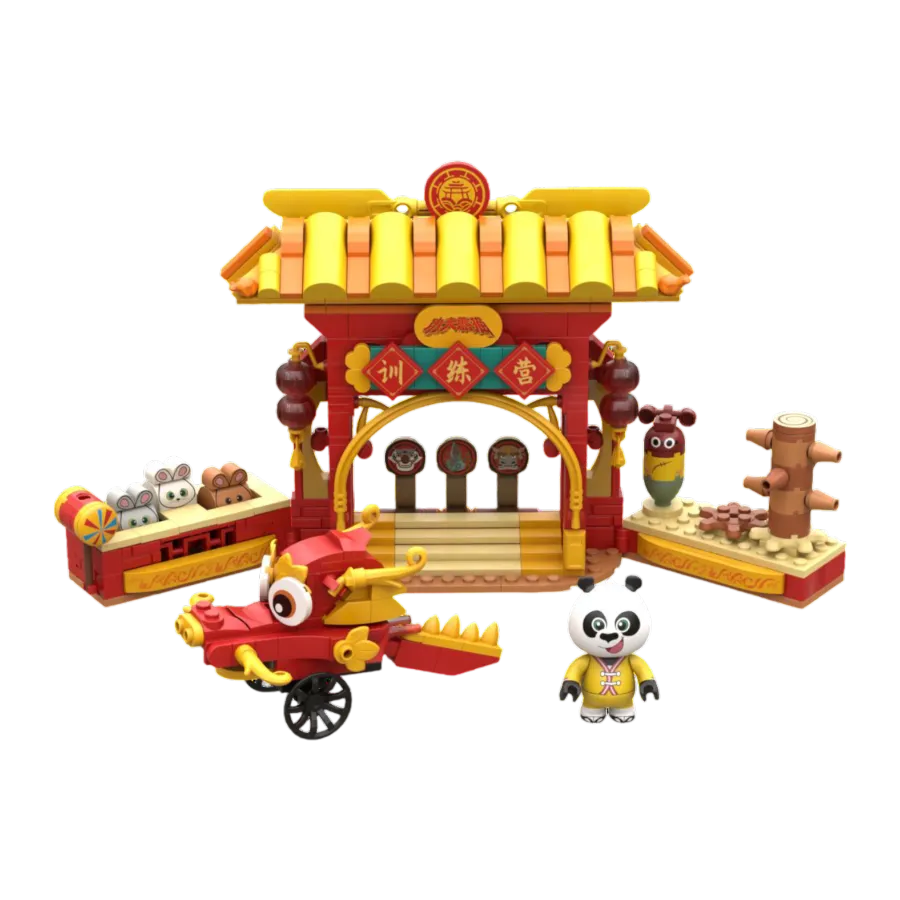 PSY86515 Kung Fu Panda - Adventure Park : Training Camp (447 Piece Kit) - Pantasy - Titan Pop Culture