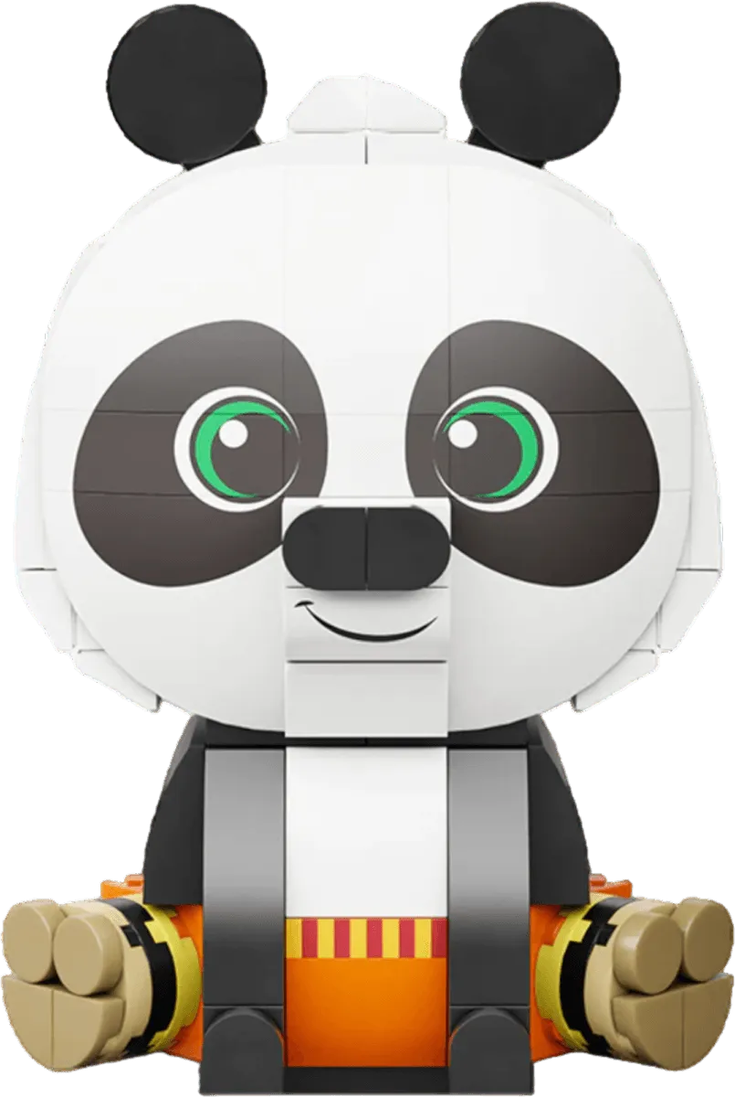 PSY99124 Kung Fu Panda - Po Sitting Baby Series Buildable Figure (138pcs) - Pantasy - Titan Pop Culture