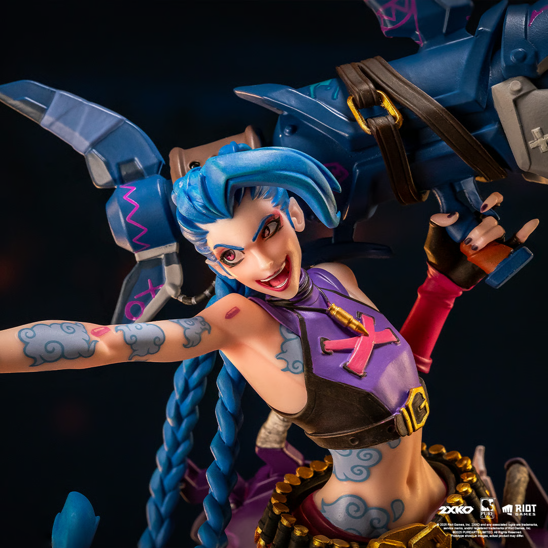 2XKO - Jinx & Warwick 1:10 Scale Diorama