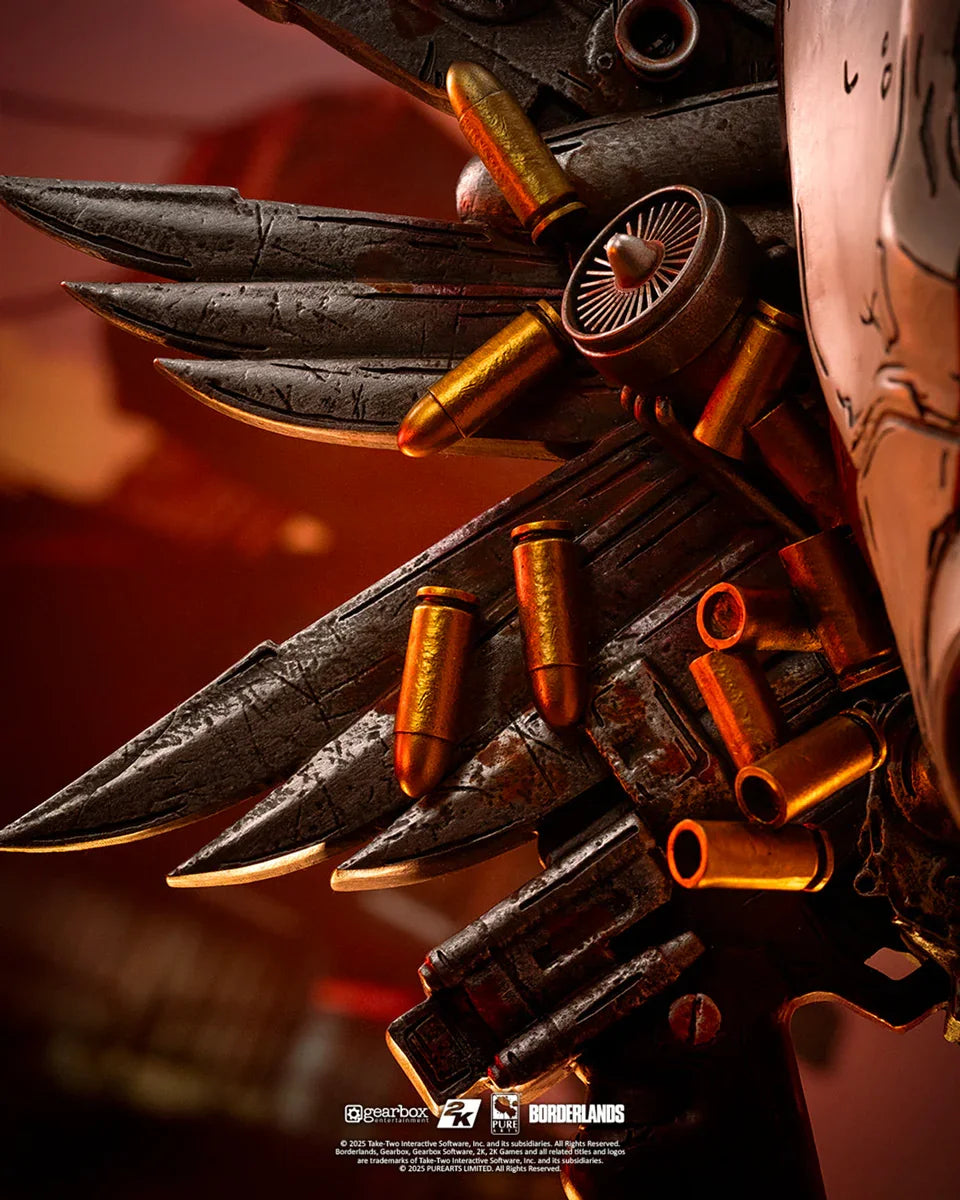 Borderlands - Máscara artística a escala 1:1 de Psycho Bandit