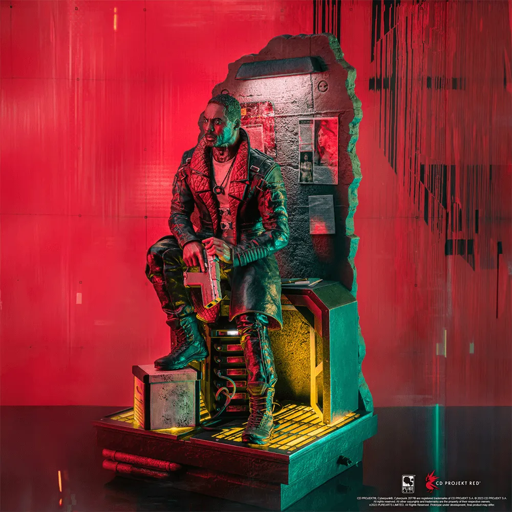 PURPA009CP Cyberpunk 2077 - Solomon Reed 1:4 Statue - Pure Arts - Titan Pop Culture