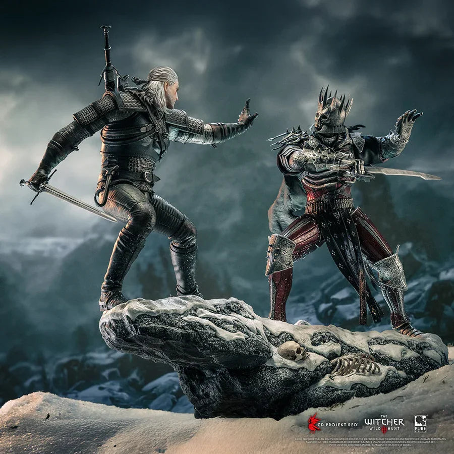 The Witcher - Diorama a escala 1:6 de Geralt vs. Eredin