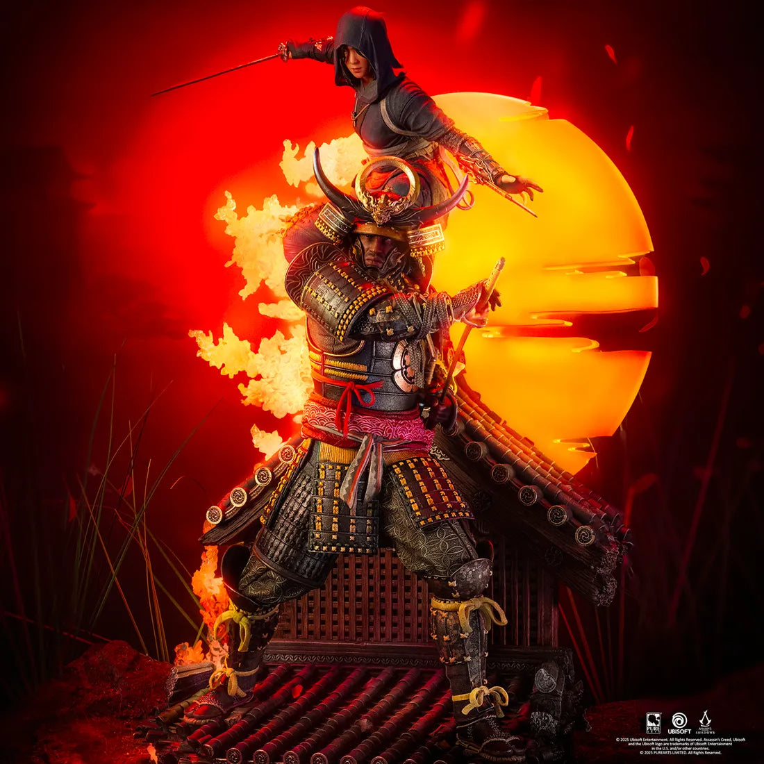 PURPA045AC Assassin's Creed: Shadows - Animus Naoe & Yasuke 1:4 Scale Statue - Pure Arts - Titan Pop Culture