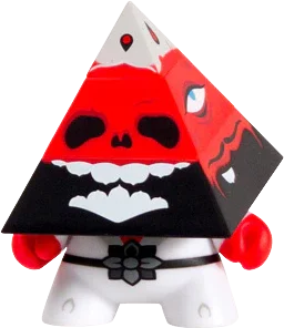 Dunny - 3" Pyramidun Red Dunny Vinyl