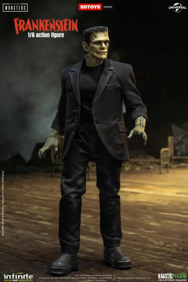 SDTUNI26613 Universal Monsters - Frankenstein's Monster Deluxe 1:6 Scale Statue - SD Toys - Titan Pop Culture