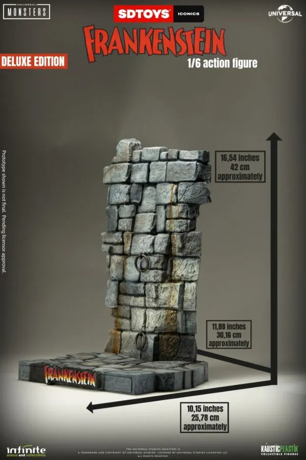 SDTUNI26613 Universal Monsters - Frankenstein's Monster Deluxe 1:6 Scale Statue - SD Toys - Titan Pop Culture